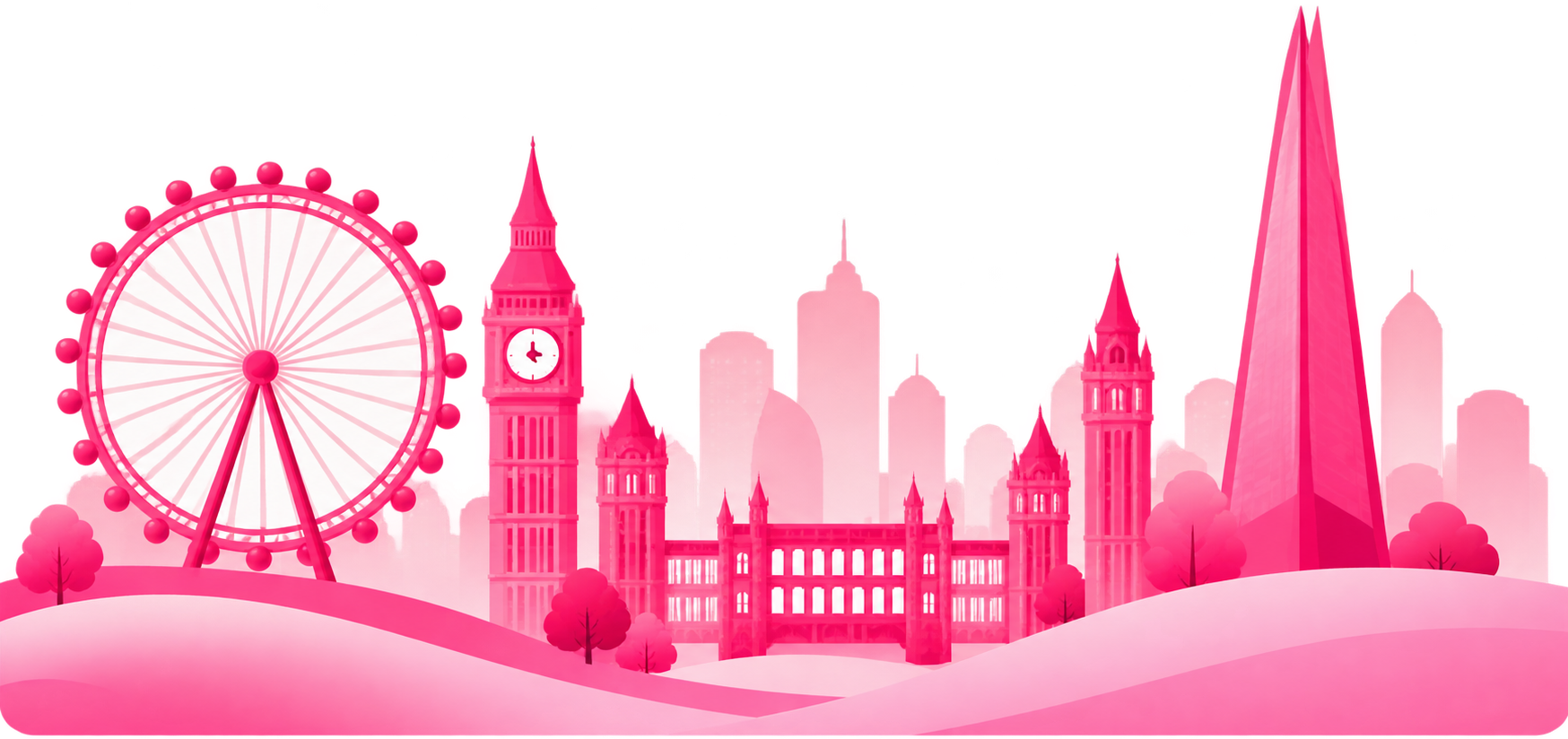 London landmarks representing nationwide driving lesson coverage